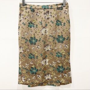 QL2 Quelle Due Brocade Jakki Pencil Skirt Size 42